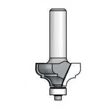 Фреза римский профиль и ступенька R4 D25,4 B14,5 с подшипником хвостовик 12 WPW RS04002