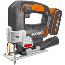 Лобзик аккумуляторный WORX W543, 20В, 2 Ач х1, ЗУ 2А, кейс