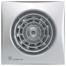 Вытяжной вентилятор Soler & Palau SILENT-100 CZ, SILVER 8 Вт