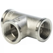 STOUT Тройник ВВ 1/2" никелированный