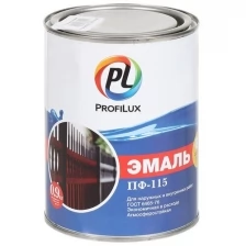 Profilux Эмаль ПФ-115 зелёная глянцевая -6029 0,9кг