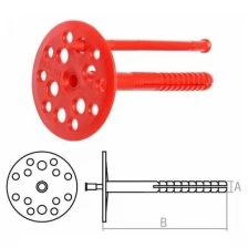 Дюбель для теплоизоляции 10х120 мм с пласт. гвоздем (1000 шт в коробе) STARFIX (SMW3-28985-1000)
