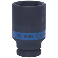 Головка торцевая ударная глубокая шестигранная 3/4", 40 мм KING TONY 643540M