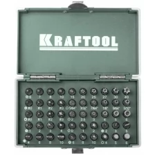 Набор бит Kraftool 26065-H50, 50 предм,, зеленый