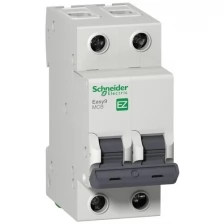 Выключатель автоматический двухполюсный EASY 9 6А C 4,5кА | EZ9F34206 | Schneider Electric