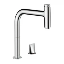 Смеситель для кухни, хром, Hansgrohe Metris 73804000