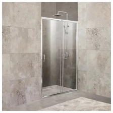 BelBagno Душевая дверь в нишу BelBagno Unique BF-1-120/135-C-Cr стекло прозрачное